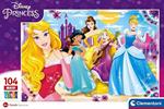 CLEMENTONI SUPERCOLOR MAXI PUZZLE 104PZ PRINCESS 23714