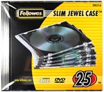 FELLOWES CUSTODIA CD JEWEL SLIM 25PZ 98316