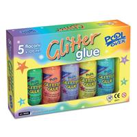 POOL GLITTER GLUE 125M 98295 5P NEON