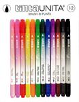 TINTA UNITA PENNARELLI BRUSH BI-PUNTA CONF.12PZ 60030 (EX 51386)