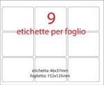 POOL ETICHETTE ADESIVE 10FG 10PZ 46X37