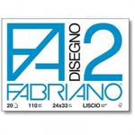 FABRIANO BLOCCO F2 SQUADRATO 24X33 20FG 1516