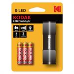 KODAK MINI TORCIA 9LED FLASHLIGHT +3XAA BLACK KB5564