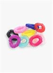 R.B. ELASTICI IN PLASTICA PER CAPELLI 6PZ ASSORTITI 9152