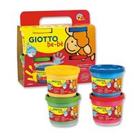 FILA GIOTTO BEBE' COLORI A DITA 4X150ML F467200