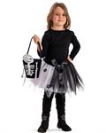 CARNIVAL BORSA SECCHIELLO SCHELETRO IN FELTRO 30CM 08781