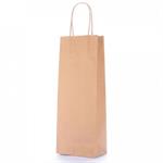 SADOCH SHOPPER KRAFT CARTA PER BOTTIGLIA 14X39X8,5 25PZ AVANA