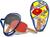 TEOREMA SET PING PONG 2 RACCHETTE + 2 PALLINE 51286