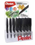 PENTEL BRUSH SIGN PEN PIGMENT SESP15 EXPO 24PZ 0022296