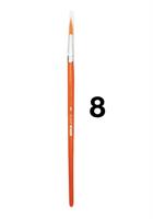 TINTA UNITA PENNELLO P.TONDA NYLON N°8 12PZ 60731