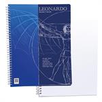 ARCHITETTO LEONARDO PROJECT BOOK SPIRALATO 22X29,7 10PZ BIANCO 60826