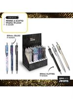TINTA UNITA JEANS 2024 PENNE A SCATTO EXPO MISTO 36PZ 61112