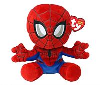 TY PELUCHE MARVEL FLOPPY 20CM SPIDER MAN T44007