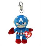 TY PELUCHE MARVEL CLIPS CAPTAIN AMERICA T34004