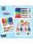 TINTA UNITA ZOO SPRING 25 MINI PENNE GLITTER SET 6PZ EXPO 24PZ 62166