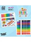 TINTA UNITA ZOO SPRING 25 MARKER GLITTER SET 12PZ EXPO 12PZ 62170