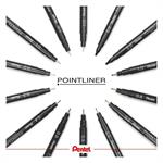 PENTEL POINTLINER FINELINER S20P 12PZ MM 0,8 8A