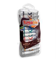 KREABLE COLORE ACRILICO OPACO CONF.12 TUBETTI 12ML 0896