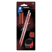 STAEDTLER NORIX SET SCUOLA 181 SBK2-2 ROSSO