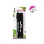 CWR IKONA+ MARKER PERMANENTI P.TONDA BL.2PZ NERO 12037/1