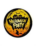 CARNIVAL HALLOWEEN PIATTI CARTA ARANCIONI CONF.6PZ 04052