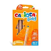 CARIOCA BABY 1+ MAXI PASTELLI 3IN1 LAVABILI 6PZ 42817
