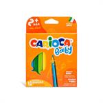 CARIOCA BABY 2+ PASTELLI TRANGOLARI 10PZ 42819