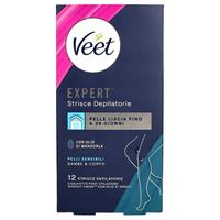 VEET EXPERT STRISCE DEPILATORIE CORPO P.SENSIBILI 12PZ