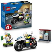 LEGO CITY INSEGUIMENTO DELLA MOTO DELLA POLIZIA 60455