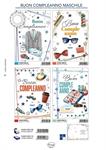 CECAMI COMPLEANNO ROTELLA BIGLIETTO 12PZ FA00212BC/12