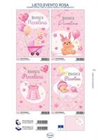 CECAMI LIETO EVENTO ROSA BIGLIETTO 12PZ FE10195LE/12