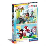 CLEMENTONI SUPERCOLOR PUZZLE 2X20PZ SPIDEY MARVEL 24794