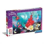 CLEMENTONI SUPERCOLOR MAXI PUZZLE 24PZ SIRENETTA 24243