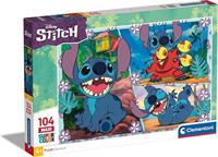 CLEMENTONI SUPERCOLOR MAXI PUZZLE 104PZ STITCH 23776