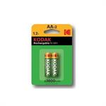 KODAK PILE STILO AA RICARICABILI 2600mAh 2PZ KB5085