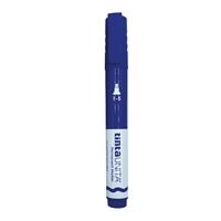 TINTA UNITA PERMANENT MARKER PUNTA SCALPELLO 12PZ BLU 62741