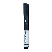 TINTA UNITA PERMANENT MARKER PUNTA SCALPELLO 12PZ NERO 62740