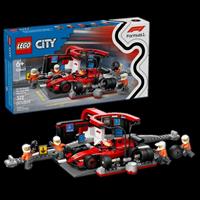 LEGO CITY FORMULA 1 PITSTOP E MECCANICI CON FERRARI F1 60443