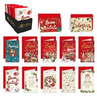 KARTOS BIGLIETTI NATALE FANTASY 9X14 BLISTER 5PZ 04498100