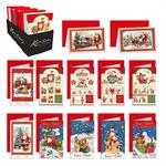 KARTOS BIGLIETTI NATALE SANTA CLAUS 9X14 BLISTER 5PZ 04498200
