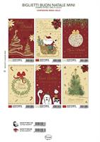 CECAMI BIGLIETTI NATALE MINI 48PZ NA50191BN/48