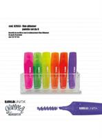 TINTA UNITA EVIDENZIATORI GLIMMER BASETTA 6PZ FLUO 62653
