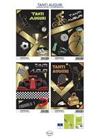 CECAMI TANTI AUGURI BIGLIETTO 12PZ FA00253AG/12