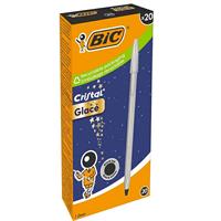 BIC BIRO CRISTAL GLACE 20PZ SILVER 302533