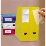 LABEL HOLDERS PORTA ETICHETTE ADESIVE 46X75 6PZ S852330