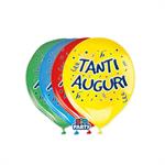 BIG PARTY PALLONCINI LARGE TANTI AUGURI 8PZ ASSORTITI 71151