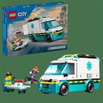 LEGO CITY GREAT VEHICLES AMBULANZA DI EMERGENZA 60451