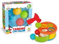 TEOREMA GOGO TAMBURO CON PALLINE E MARTELLO 67055