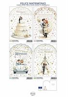 CECAMI FELICE MATRIMONIO BIGLIETTO 12PZ FE10212FM/12