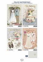 CECAMI FELICE MATRIMONIO BIGLIETTO 12PZ FE10217FM/12